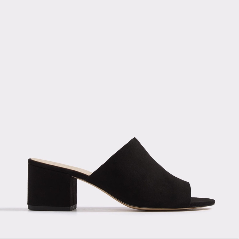 Aldo black mule